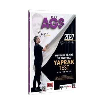 Yargı Yayınları 2027 MEB-AGS Mevzuat Bilgisi ve Anayasa Çek Kopart Yaprak Test Özgür Özkınık