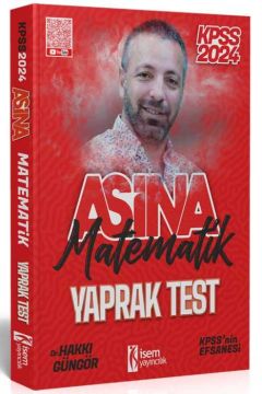 2024 KPSS Aşina Matematik Çek Kopart Yaprak Test