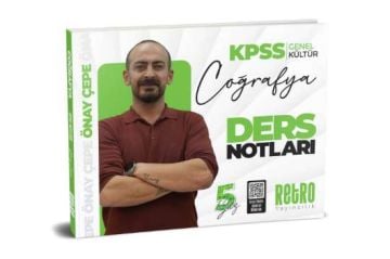 Retro Yayıncılık 2026 KPSS Genel Kültür Coğrafya Ders Notu