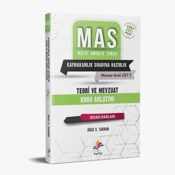 Dizgi Kitap 2021 MAS Mülki Amirlik Sınavı Teori Ve Mevzuat İnsan Hakları Konu Anlatımı