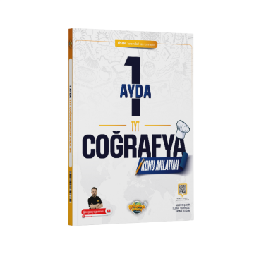 Coğrafya Gurmesi Yayınları TYT Coğrafya 1 Ayda Konu Anlatımı