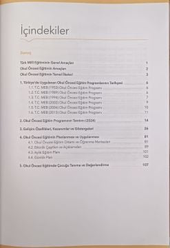 Okul Öncesi Eğitim Programı 2024- Renkli Basım