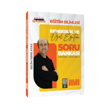 Retro Yayınları 2025 KPSS Eğitim Bilimleri Rehberlik ve Özel Eğitim Soru Bankası