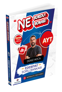 Dizgi Kitap Deniz Hoca Ne Sordu Ne Sorar AYT Edebiyat Soru Bankası