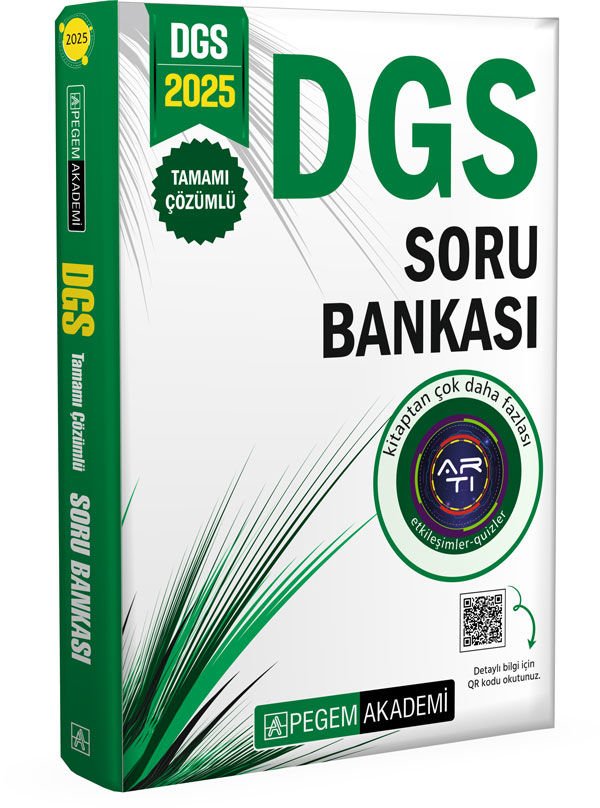 2025 DGS Tamamı Çözümlü Soru Bankası