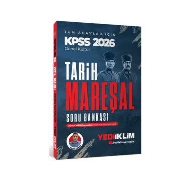 2026 KPSS Mareşal Genel Kültür Tarih Tüm Adaylar İçin Soru Bankası Yediiklim Yayınları