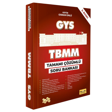 Makro Kitap 2025 GYS TBMM Tamamı Çözümlü Soru Bankası 2. Baskı