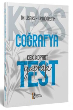 2024 KPSS Ortaöğretim Ön Lisans Coğrafya Çek Kopart Yaprak Test