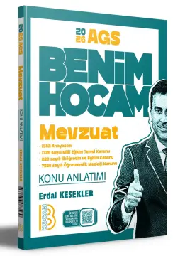 2026 KPSS AGS Mevzuat Konu Anlatımı Benim Hocam Yayınları