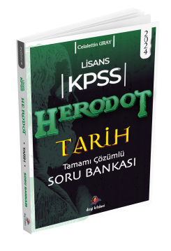 Dizgi Kitap Herodot KPSS Lisans Tarih Tamamı Çözümlü Soru Bankası-2024
