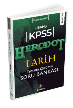 Dizgi Kitap Herodot KPSS Lisans Tarih Tamamı Çözümlü Soru Bankası-2024