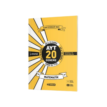 Hız Yayınları AYT Matematik İkinci Dönem 20'li Deneme 6. Kitap