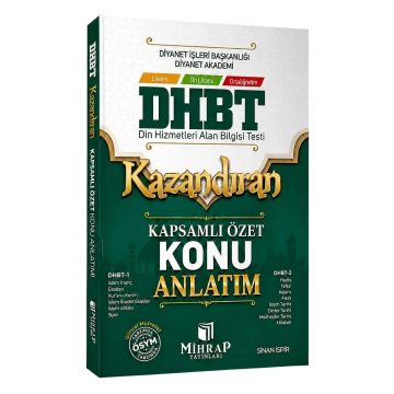 Mihrap Yayınları DHBT 1-2 Kazandıran Konu Anlatımı - Sinan İspir - İADESİZ