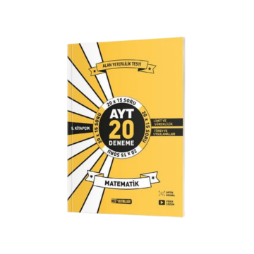 Hız Yayınları AYT Matematik 2. Dönem 20'li Deneme 5. Kitap