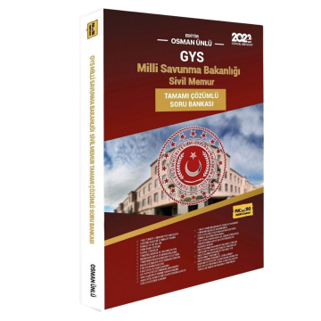 Makro Kitap 2023 GYS Milli Savunma Bakanlığı Sivil Memur Görevde Yükselme Sınavı Tamamı Çözümlü Soru Bankası