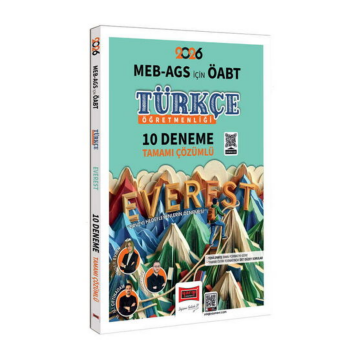Yargı Yayınları 2026 MEB-AGS ÖABT Türkçe Öğretmenliği Tamamı Çözümlü 10 Deneme Kevser Evsen