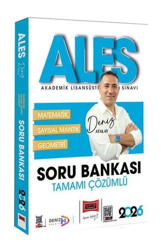 2026 ALES Tamamı Çözümlü Matematik Soru Bankası (Deniz Atalay) Yargı Yayınları
