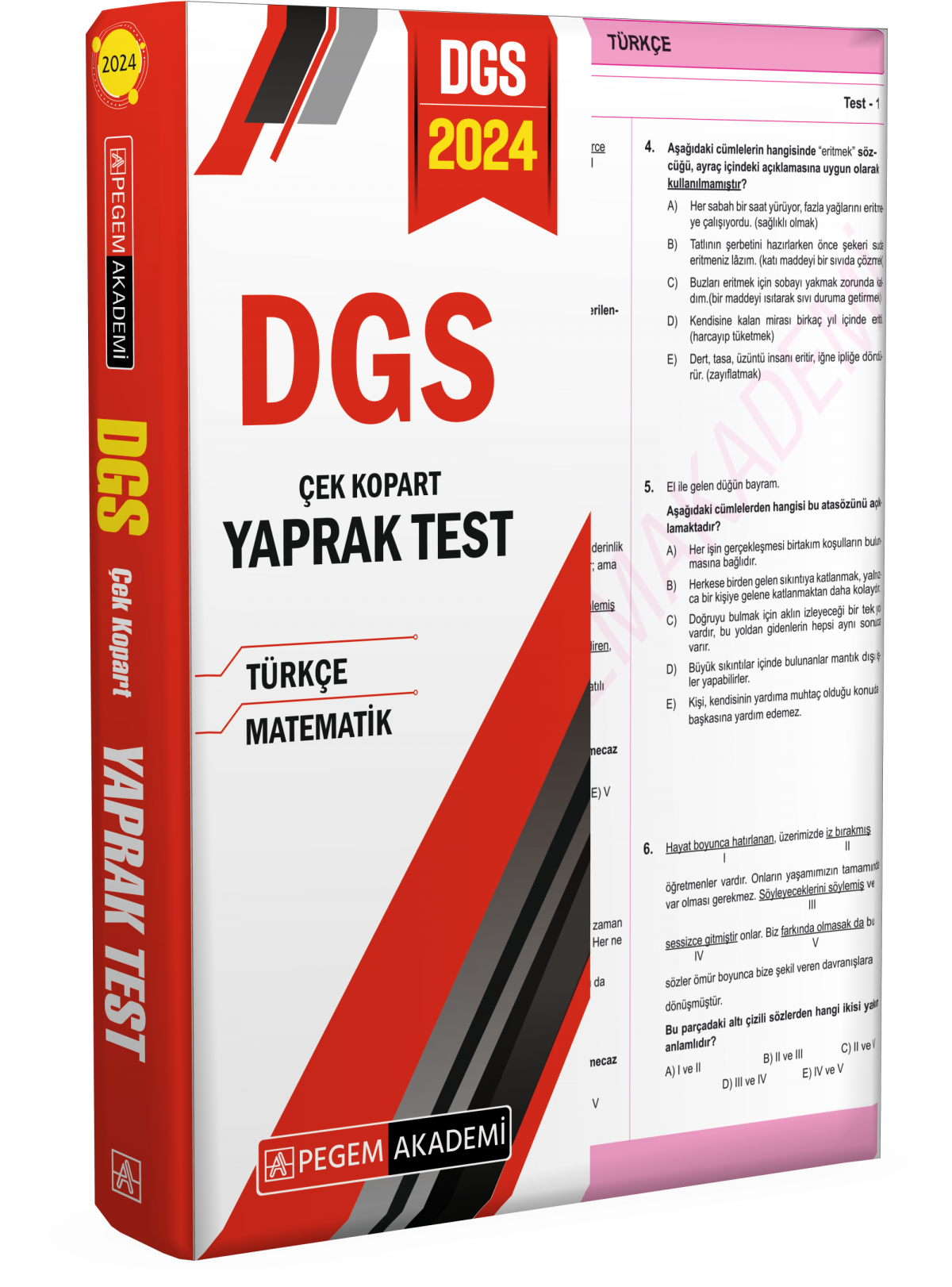 2024 DGS Türkçe Sözel Mantık Tamamı Çözümlü Soru Bankası