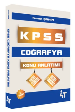 4T Yayınları KPSS Coğrafya Konu Anlatımı