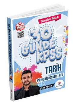 Dizgi Kitap 2026 KPSS 30 Günde Tarih Çıkmış Soru Analizli Video Ders Notları Zeki Tuğa