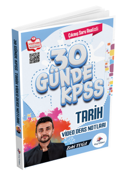 Dizgi Kitap 2026 KPSS 30 Günde Tarih Çıkmış Soru Analizli Video Ders Notları Zeki Tuğa