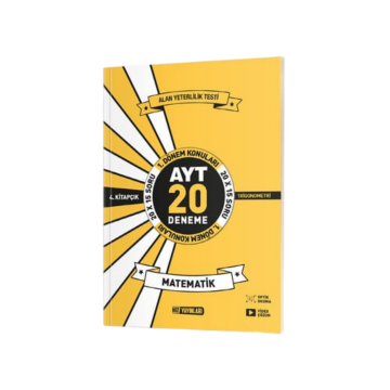 Hız Yayınları AYT Matematik 1. Dönem 20'li Deneme 4. Kitap