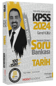 İndeks Akademi 2024 KPSS Tarih Soru Bankası Çözümlü - Aydın Yüce