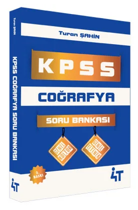 KPSS Coğrafya Soru Bankası  4T Yayınları