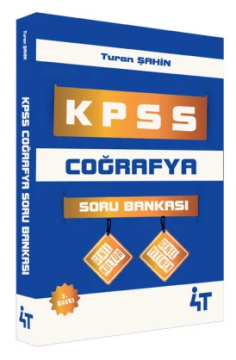 KPSS Coğrafya Soru Bankası  4T Yayınları