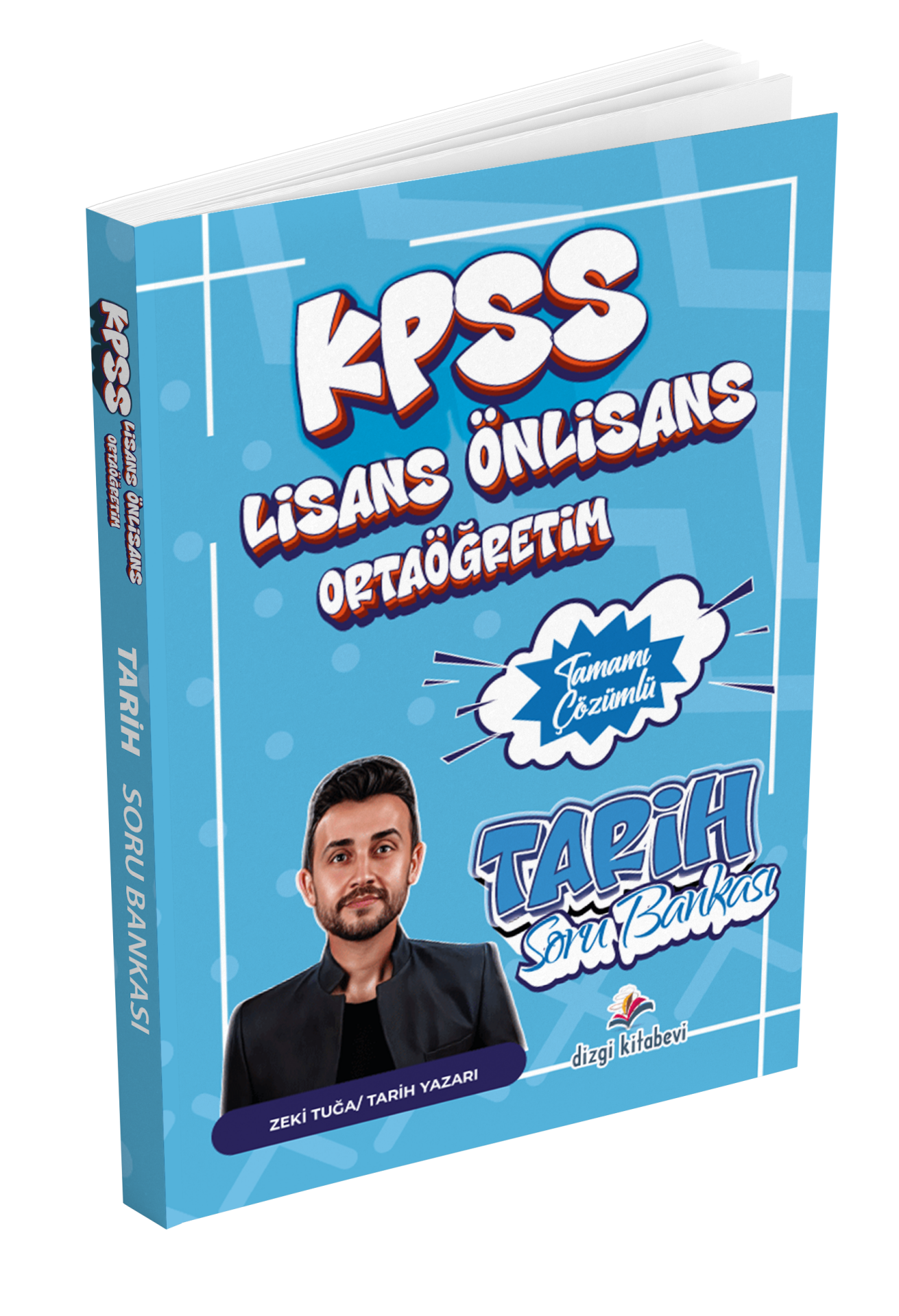 Dizgi Kitap 2026 KPSS Tarih Tamamı Çözümlü Soru Bankası Zeki Tuğa