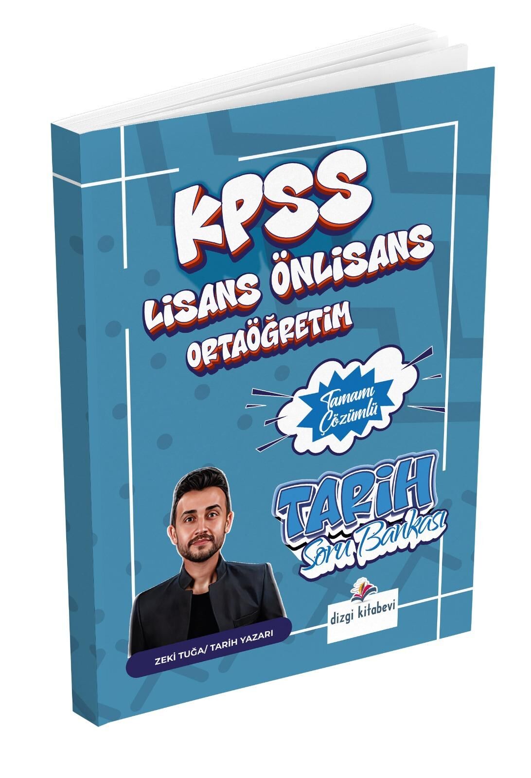 Dizgi Kitap 2026 KPSS Tarih Tamamı Çözümlü Soru Bankası Zeki Tuğa