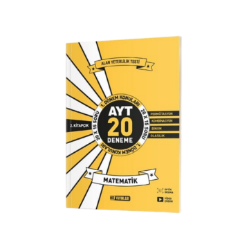Hız Yayınları AYT Matematik 1. Dönem 20'li Deneme 2. Kitap