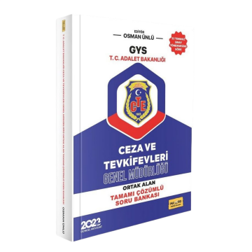 Makro Kitap 2023 GYS T.C. Adalet Bakanlığı Ceza ve Tevkifevleri Genel Müdürlüğü Ortak Alan Soru Bankası