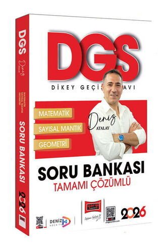 2026 DGS Tamamı Çözümlü Matematik Soru Bankası (Deniz Atalay) Yargı Yayınları