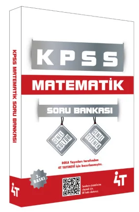 KPSS Matematik Soru Bankası  4T Yayınları