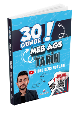 Dizgi Kitap 2026 MEB-AGS 30 Günde Tarih Video Ders Notları Zeki Tuğa