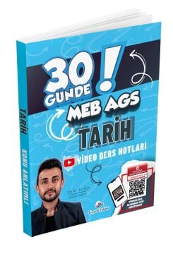 Dizgi Kitap 2026 MEB AGS 30 Günde Tarih Video Ders Notları Zeki Tuğa