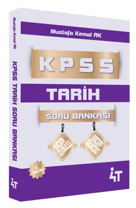 KPSS Tarih Soru Bankası  4T Yayınları