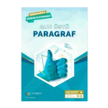 Antrenman Yayıncılık Antrenmanlarla TYT AYT Altı Üstü Paragraf Soru Bankası