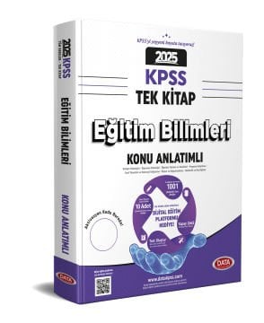 Kpss Eğitim Bilimleri Tek Kitap Konu Anlatımlı + Dijital Platforma Hediyeli Data Yayınları