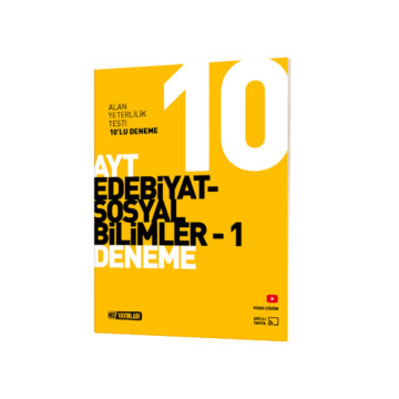 Hız Yayınları AYT Edebiyat Sosyal Bilimler-1 10'lu Deneme