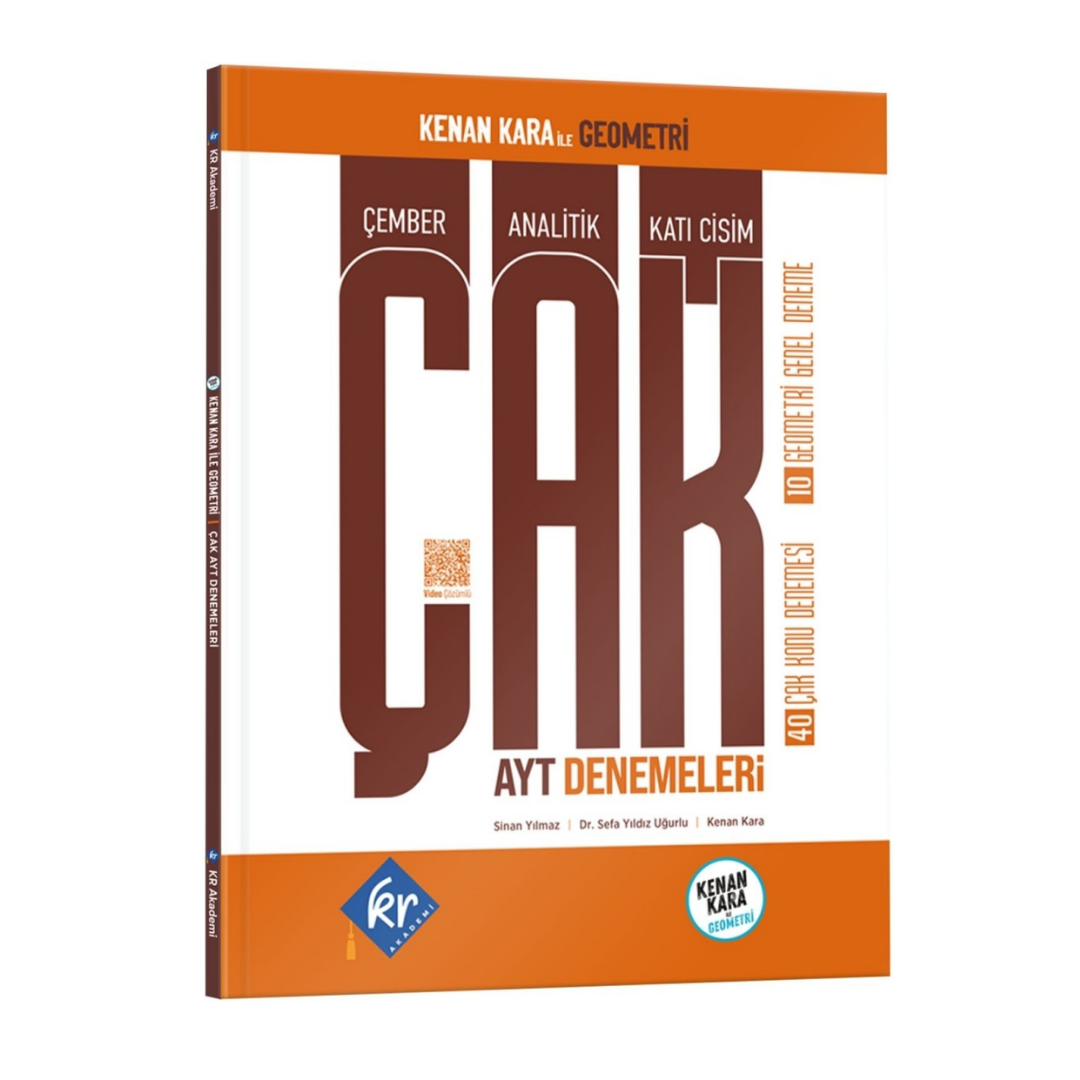 Kenan Kara İle ÇAK AYT Denemeleri KR Akademi Yayınları