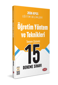 KPSS Eğitim Bilimleri Öğretim Yöntem ve Teknikleri 15 Deneme Sınavı