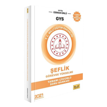 Makro Kitap 2023 GYS T.C. Milli Eğitim Bakanlığı Şeflik Soru Bankası