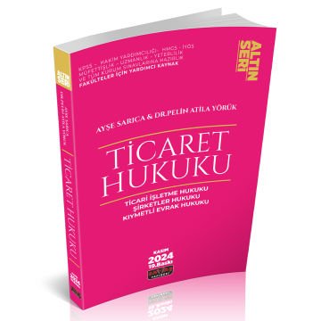 Ticaret Hukuku Konu Anlatımı Altın Seri Savaş Yayınları