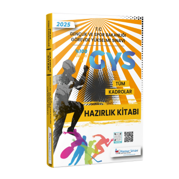 2025 Gençlik ve Spor Bakanlığı Gys Tüm Kadrolar Hazırlık Kitabı Memur Sınav