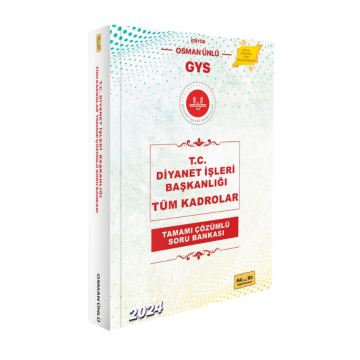 Makro Kitap 2024 GYS T.C. Diyanet İşleri Başkanlığı Tüm Kadrolar Soru Bankası