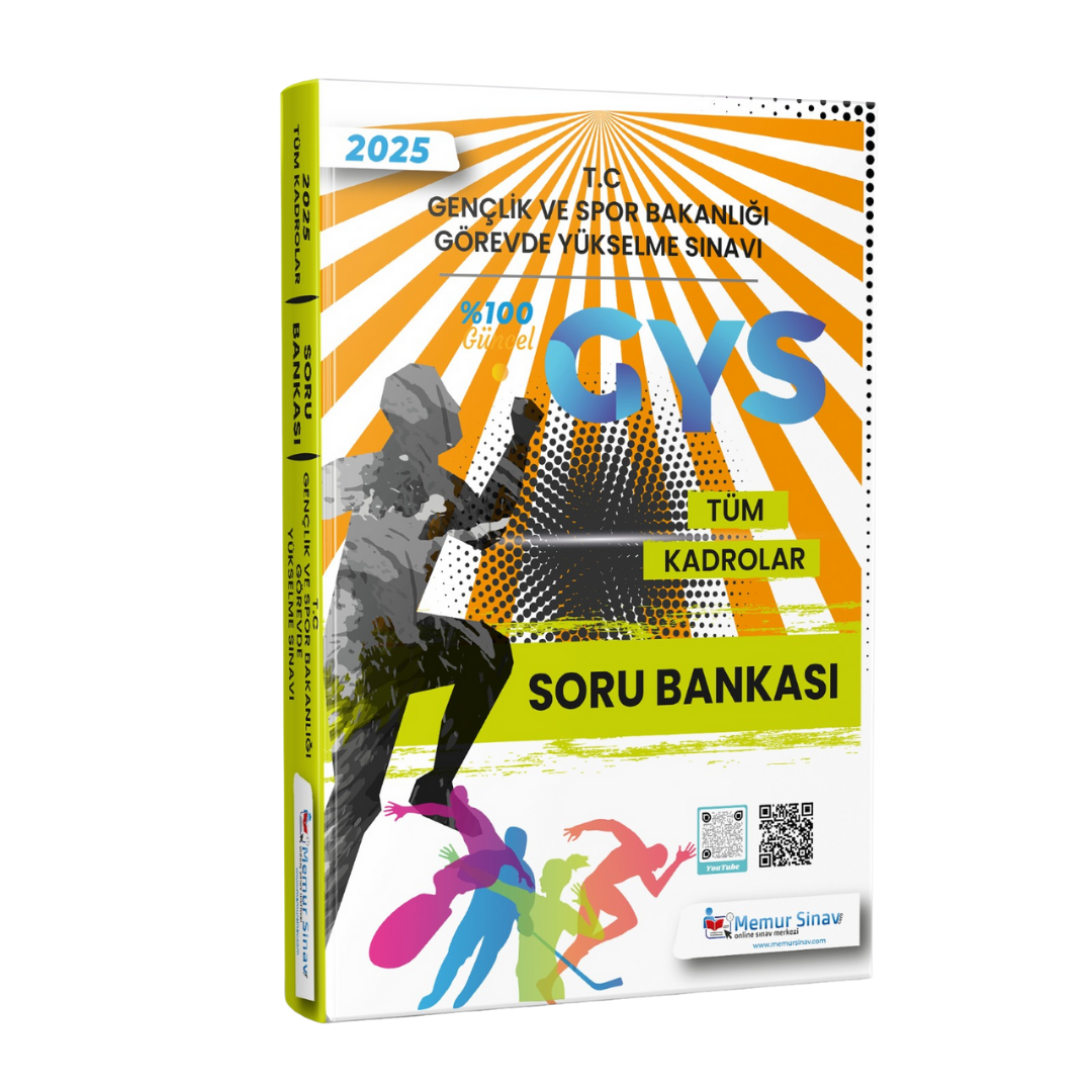 2025 Gençlik ve Spor Bakanlığı Gys Tüm Kadrolar Soru Bankası Memur Sınav