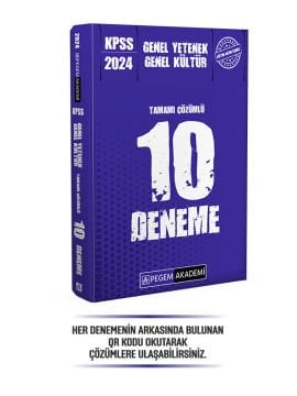 2024 KPSS Genel Yetenek Genel Kültür Lisans Tamamı Çözümlü 10 Deneme