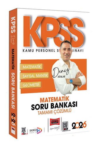Yargı Yayınları 2026 KPSS Genel Yetenek Tamamı Çözümlü Matematik Soru Bankası (Deniz Atalay)
